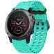 Ремешок Deexe Ocean Strap для часов Garmin c креплением Quick Fit 26mm - Teal Green (270704TG). Фото 4 из 6