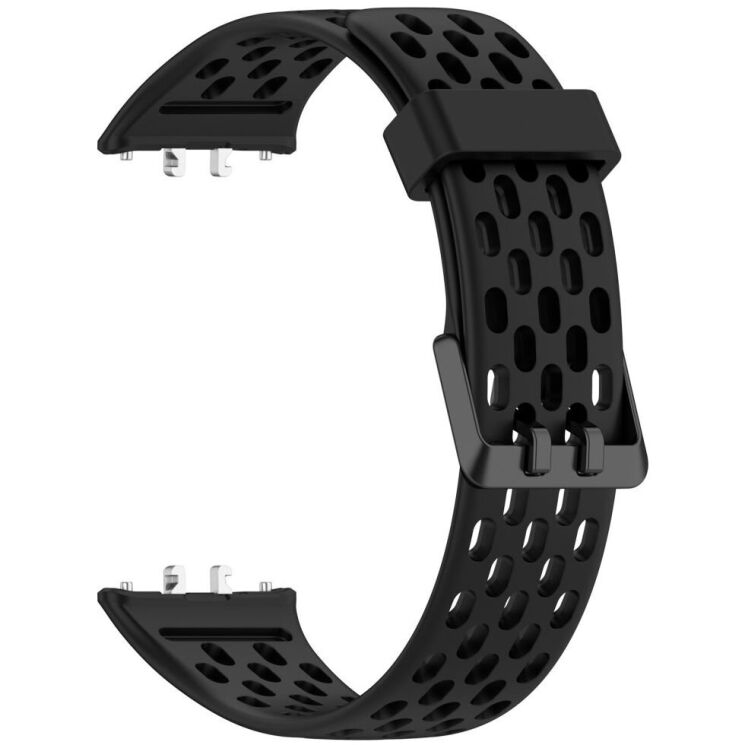 Ремінець Deexe Ocean Strap для Samsung Galaxy Fit 3 - Black: фото 2 з 7