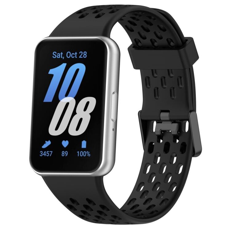 Ремінець Deexe Ocean Strap для Samsung Galaxy Fit 3 - Black: фото 4 з 7