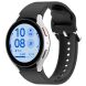 Ремінець Deexe Silicone Band для Samsung Galaxy Watch 4 / 4 Classic / 5 / 5 Pro / 6 / 6 Classic / 7 / FE - Black (358119B). Фото 2 з 8