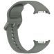 Ремінець Deexe Silicone Band для Samsung Galaxy Watch 8 (40/44mm) / 8 Classic - Army Green (384190AG). Фото 4 з 7