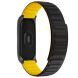 Ремешок Deexe Soft Chain для Xiaomi Mi Band 5 / Mi Band 6 / Mi Band 7 - Black / Yellow (229526BY). Фото 3 из 4