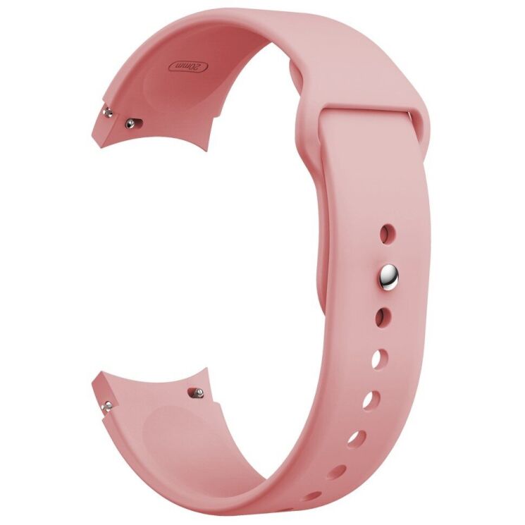 Ремінець Deexe Soft Touch для годинників з шириною кріплення 20мм - Rose Pink: фото 1 з 4