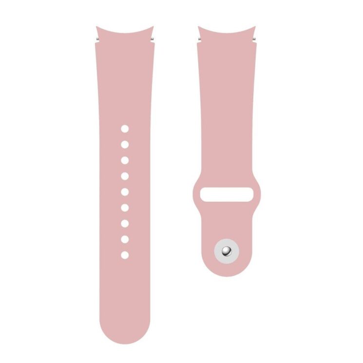 Ремінець Deexe Soft Touch для годинників з шириною кріплення 20мм - Rose Pink: фото 3 з 4