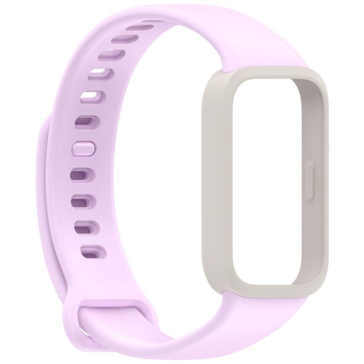 Ремешок Deexe Soft Touch для Xiaomi Mi Smart Band 9 Active / Redmi Band 3 - Purple: фото 4 из 12