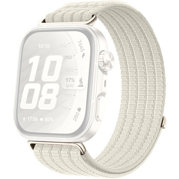 Ремешок Deexe Soft Weave для Huawei Watch Fit 4 Pro / Fit 4 / Fit 3 - Starlight: фото 1 из 5