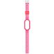 Ремешок Deexe Solid Color для Xiaomi Mi Smart Band 8 / 9 - Transparent Rose (326041M). Фото 5 из 9