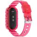 Ремешок Deexe Solid Color для Xiaomi Mi Smart Band 8 / 9 - Transparent Rose (326041M). Фото 2 из 9