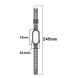 Ремешок Deexe Solid Color для Xiaomi Mi Smart Band 8 / 9 - Transparent Rose (326041M). Фото 8 из 9