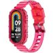Ремешок Deexe Solid Color для Xiaomi Mi Smart Band 8 / 9 - Transparent Rose (326041M). Фото 1 из 9