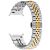 Ремешок Deexe Stainless Steel QuickFit для Samsung Galaxy Watch Ultra (2025) - Silver / Gold: фото 1 из 7