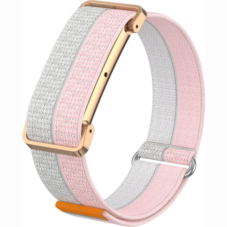 Ремешок для часов Reframe Breathable Loop для Google Fitbit Air - Pink / Grey: фото 2 из 6