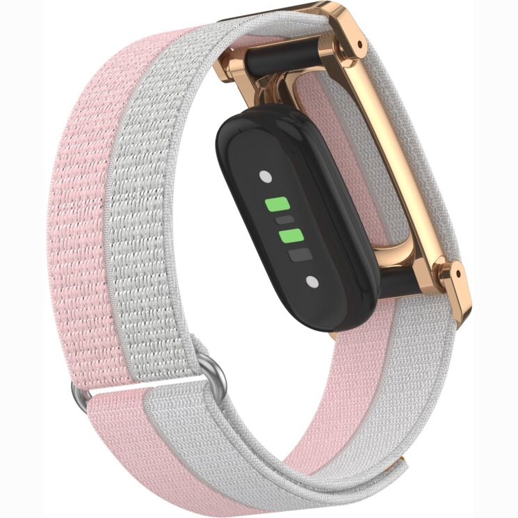 Ремешок для часов Reframe Breathable Loop для Google Fitbit Air - Pink / Grey: фото 3 из 6