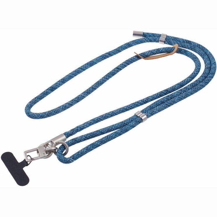 Ремінець для смартфона Deexe Crossbody Strap - Blue (983028L) Ремінець для смартфона Deexe Crossbody Strap - Blue: фото 1 з 5