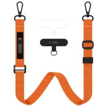 Ремешок для смартфона Tech-Protect C6S Rope CrossBody - Cosmic Orange: фото 1 из 6