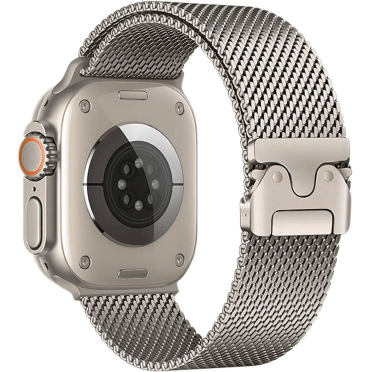 Ремінець Hoco WA33 для Apple Watch 44 / SE 44 / 45 / 46 / Ultra / Ultra 2 (49mm) - Silver: фото 1 з 3