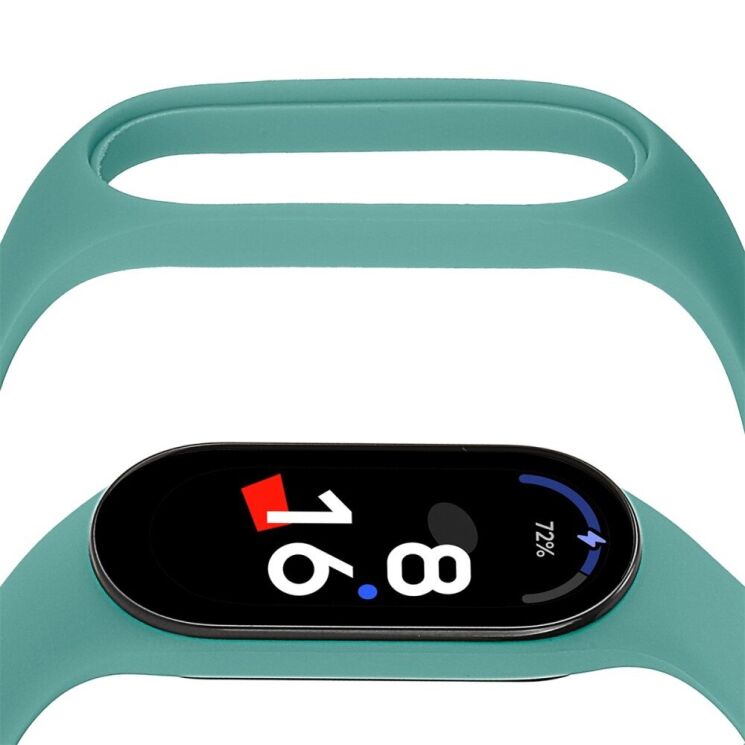 Ремінець JSM Silicone Strap для Xiaomi Mi Band 5 / Mi Band 6 / Mi Band 7 - Green: фото 3 з 6
