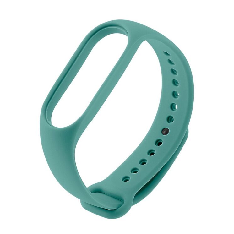 Ремінець JSM Silicone Strap для Xiaomi Mi Band 5 / Mi Band 6 / Mi Band 7 - Green: фото 2 з 6