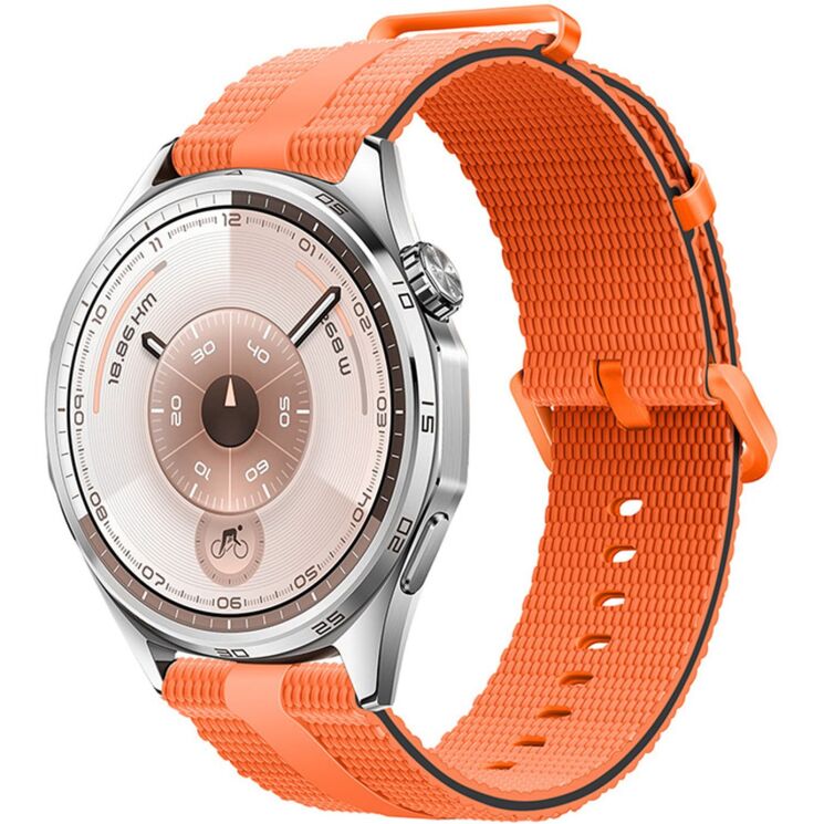 Ремінець Reframe Sport Linear для годинників з шириною кріплення 22мм - Orange / Black: фото 2 з 9