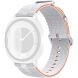 Ремінець Reframe Sport Linear для Samsung Galaxy Watch 8 (40/44mm) / 8 Classic - White / Orange (384034WO). Фото 1 з 5