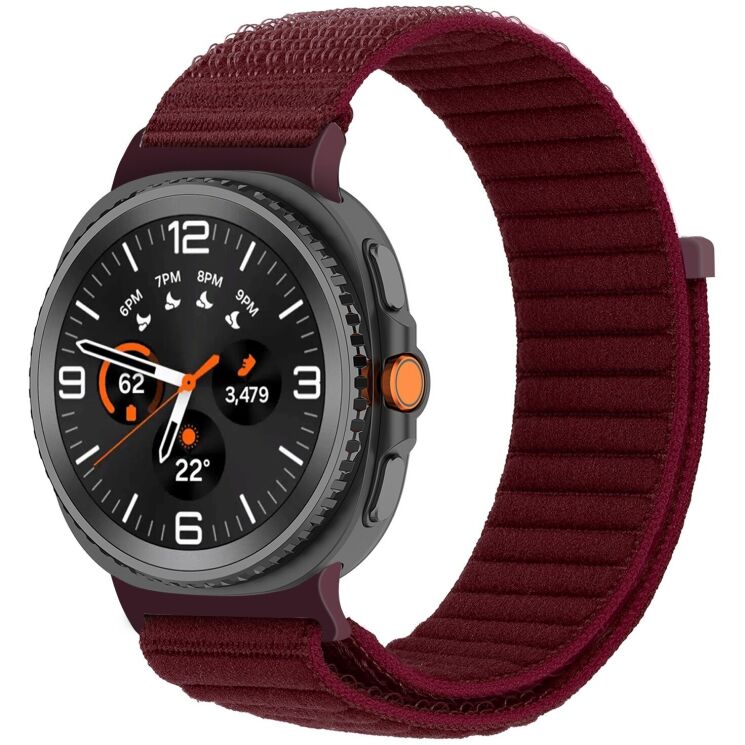 Ремінець Reframe Weave Loop для Samsung Galaxy Watch 8 (40/44mm) / 8 Classic - Wine Red: фото 2 з 2