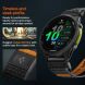 Ремешок Spigen Athlex Air для часов Garmin с креплением Quick Fit 22mm (AMP11426) - Active Black/Orange (271434ABO). Фото 12 из 15