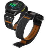 Ремешок Spigen Athlex Air для часов Garmin с креплением Quick Fit 22mm (AMP11426) - Active Black/Orange: фото 1 из 15