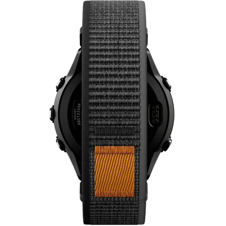 Ремешок Spigen Athlex Air для часов Garmin с креплением Quick Fit 22mm (AMP11426) - Active Black/Orange: фото 6 из 15