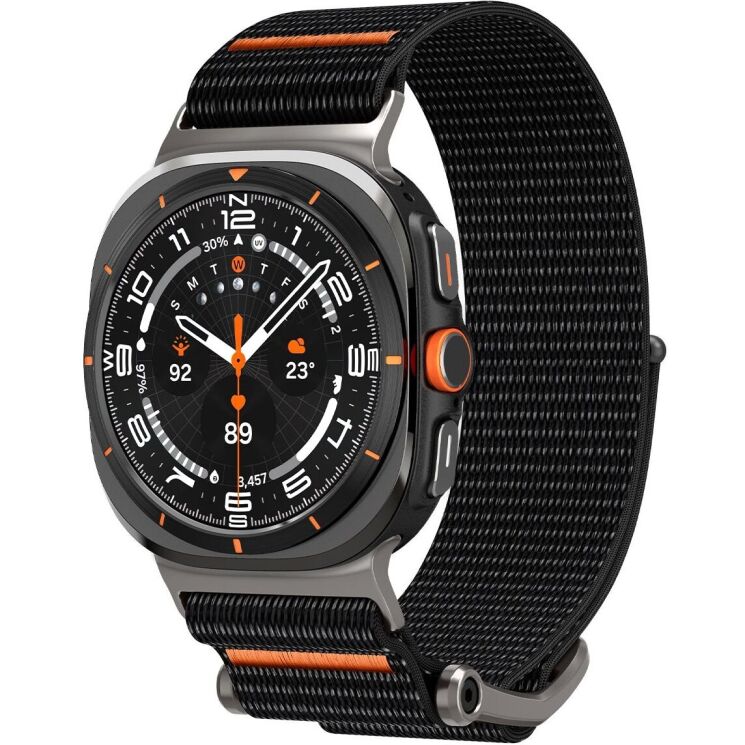 Ремешок Spigen (SGP) DuraPro Flex для Samsung Galaxy Watch Ultra (47mm) AMP08773 - Black: фото 1 из 18