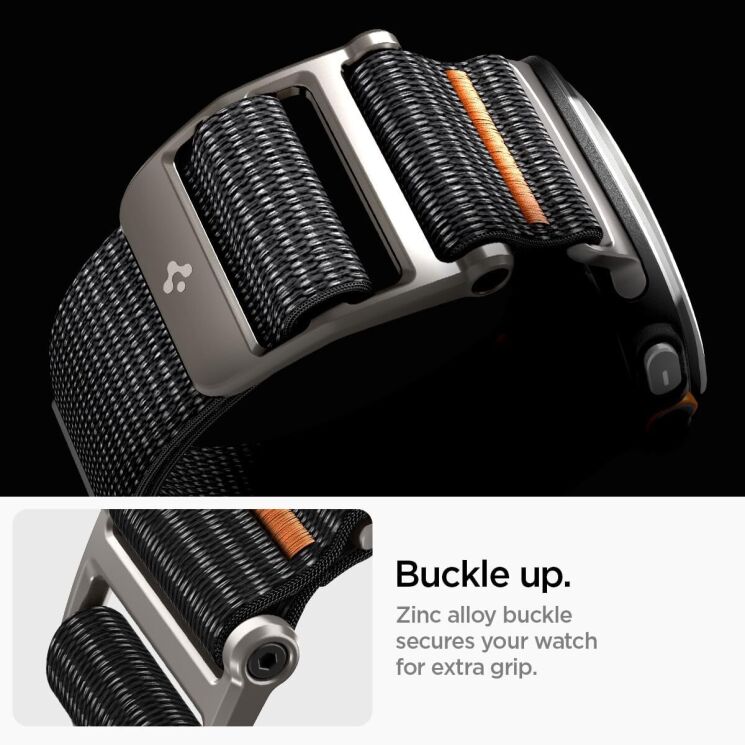 Ремешок Spigen (SGP) DuraPro Flex для Samsung Galaxy Watch Ultra (47mm) AMP08773 - Black: фото 15 из 18