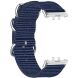 Ремінець UniCase Nylon Braslet для Samsung Galaxy Fit 3 - Dark Blue (349006J). Фото 4 з 6