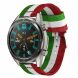 Ремешок UniCase Nylon для Huawei Watch GT 2e - Red/White/Green (281304D). Фото 1 из 5