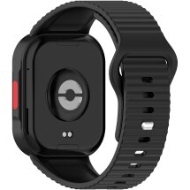 Ремешок UniCase Silicone Strap для Xiaomi Redmi Watch 6 / 6 Active / 6 Lite / 5 / 4 - Black: фото 1 из 8