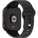 Ремешок UniCase Silicone Strap для Xiaomi Redmi Watch 6 / 6 Active / 6 Lite / 5 / 4 - Black (391406B). Фото 1 из 8