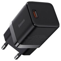 Сетевое зарядное устройство Baseus GaN3 Fast Charger 1C (30W) CCGN010101 - Black: фото 1 из 21