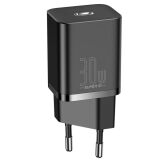 Мережевий зарядний пристрій Baseus Super Si Quick Charger IC (30W) - Black (141693B)