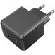 Мережевий зарядний пристрій Hoco CS12A QC3.0 18W (1USB) - Black (960133B). Фото 3 з 7