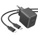 Сетевое зарядное устройство Hoco CS15A (30W) + кабель Type-C to Lightning - Black (960141B). Фото 2 из 9