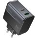 Сетевое зарядное устройство Hoco CS74A PD45W + QC3.0 - Black (995658B). Фото 3 из 7