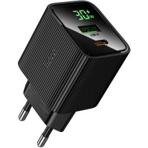 Мережевий зарядний пристрій Hoco CS84A PD30W + QC3.0 - Black: фото 1 з 8