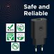 Сетевое зарядное устройство Motorola TurboPower 20W + кабель USB to Type-C (SJMC202-C) - Black (346169B). Фото 13 из 13