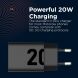 Сетевое зарядное устройство Motorola TurboPower 20W + кабель USB to Type-C (SJMC202-C) - Black (346169B). Фото 9 из 13