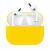 Силіконовий чохол Deexe UltraSlim Case для Apple AirPods Pro - Yellow: фото 1 з 1
