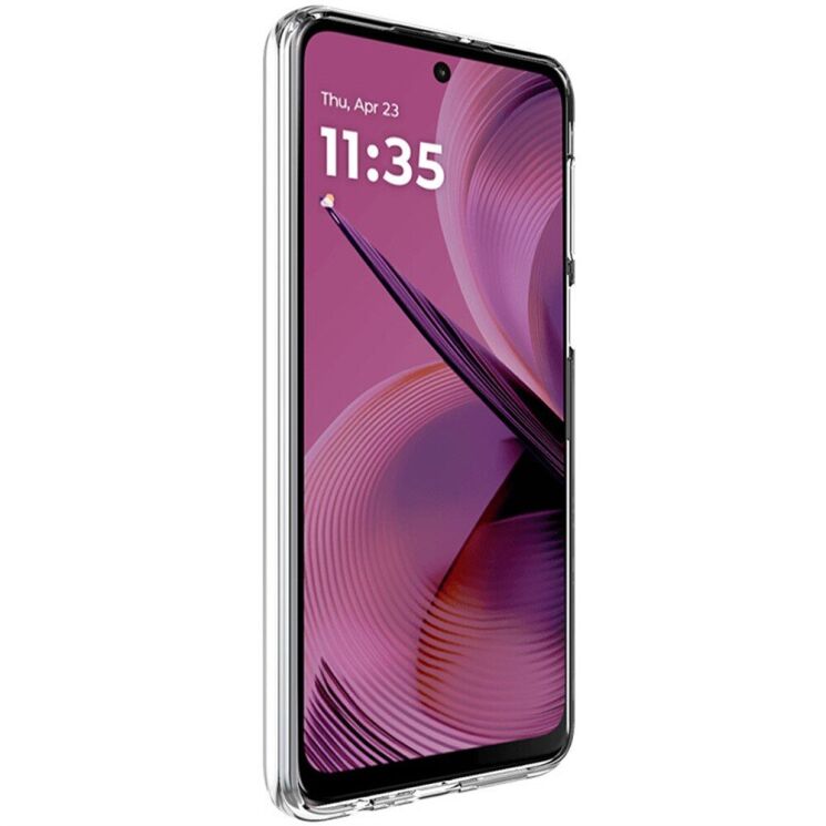 Силиконовый чехол IMAK UX-5 Series для Motorola Moto G55 - Transparent: фото 2 из 9