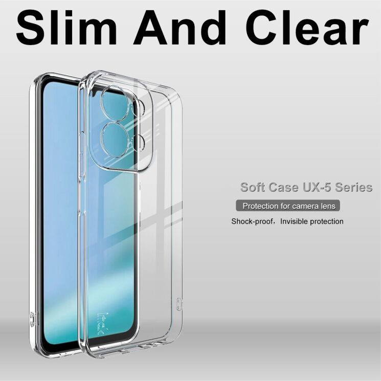 Силіконовий (TPU) чохол IMAK UX-5 Series для Xiaomi Redmi 15C / Poco C85 - Transparent: фото 3 з 7