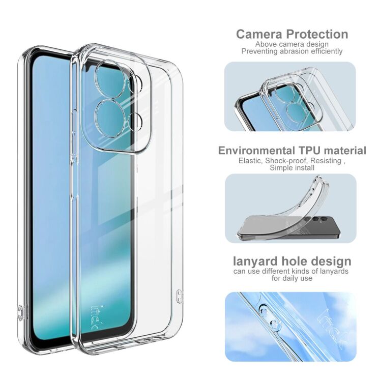 Силіконовий (TPU) чохол IMAK UX-5 Series для Xiaomi Redmi 15C / Poco C85 - Transparent: фото 5 з 7