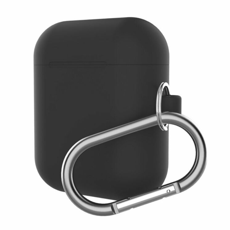 Силиконовый чехол UniCase Protective Case для Apple AirPods 1 / 2 - Black: фото 1 из 2