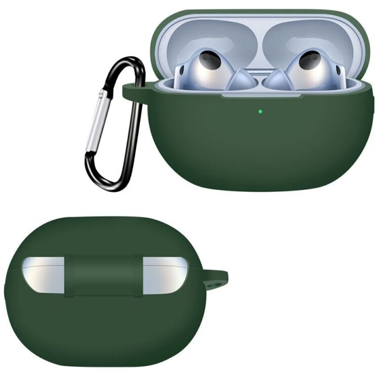 Силиконовый чехол UniCase Protective Color для Huawei FreeBuds Pro 4 - Blackish Green: фото 2 из 8