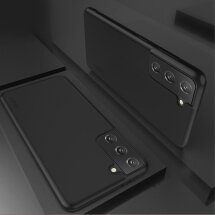 Силіконовий чохол X-LEVEL Matte для Samsung Galaxy S21 (G991) - Black: фото 1 з 7