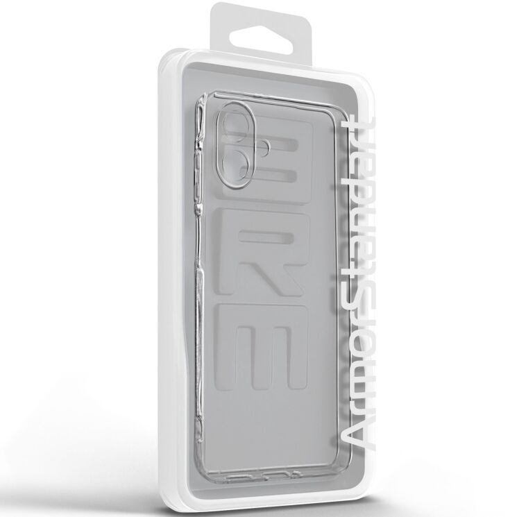 Силіконовий (TPU) чохол ArmorStandart Air Series для Samsung Galaxy A07 (A075) - Transparent: фото 3 з 6